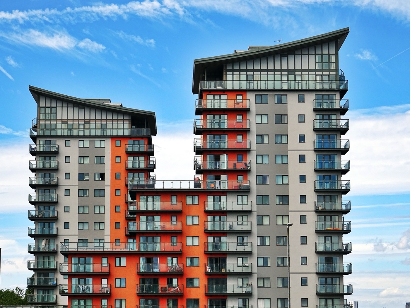 Cuisine et séjour d'appartement
